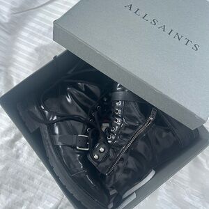 All Saints Black Donita Boots